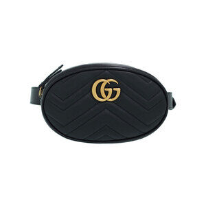Gucci GG Marmont Quilted Leather Belt Bag Body